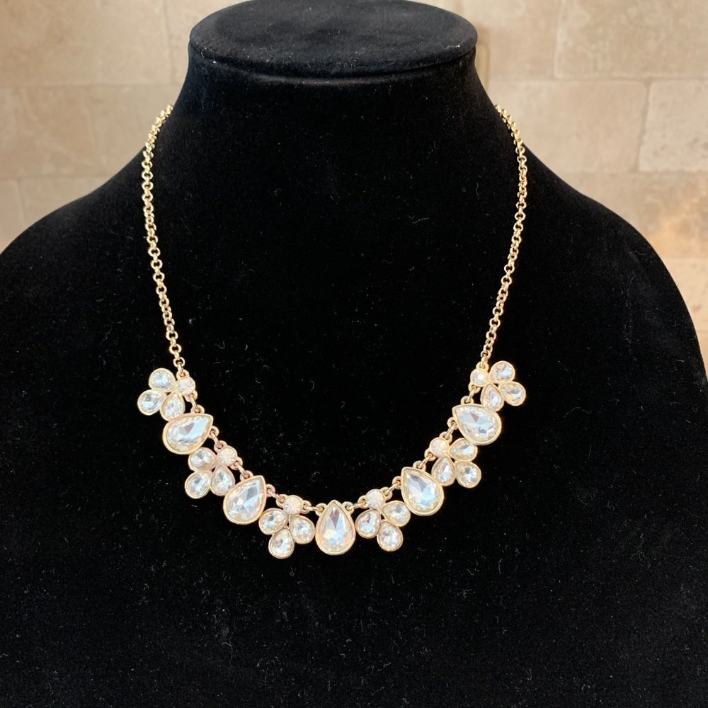 Bling necklace - gold tone - Picture 2 of 2